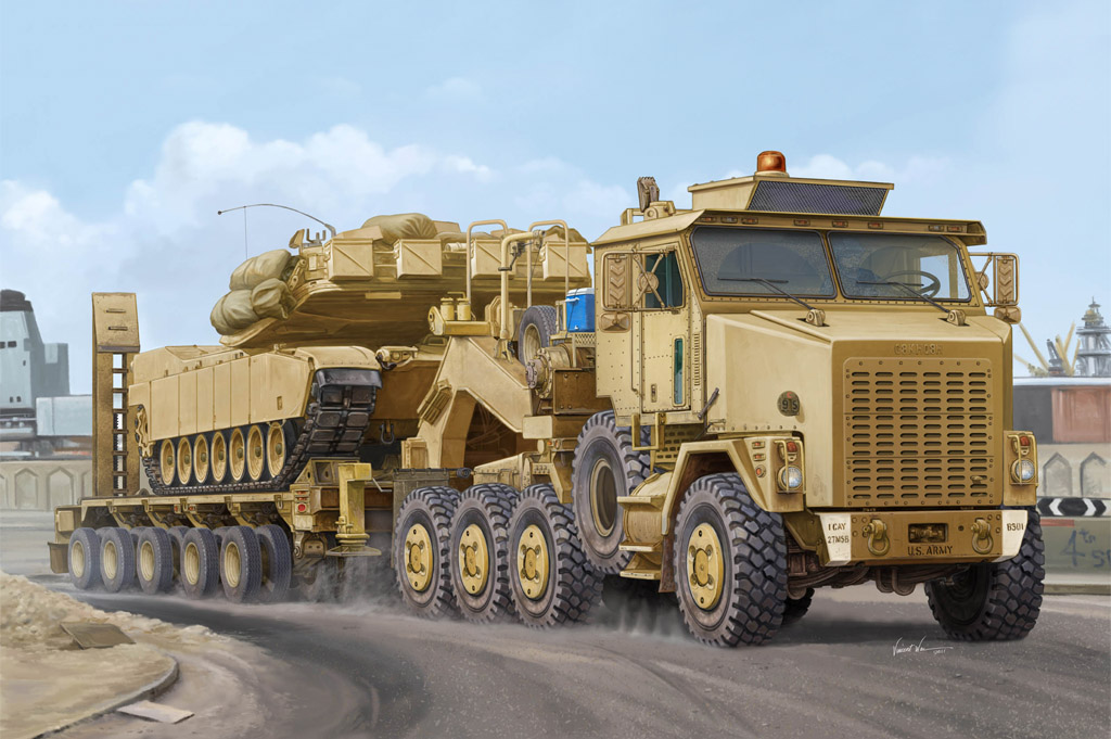 M1070重型裝備運輸車以及M1000半拖掛車85502